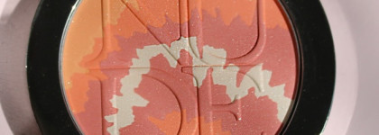 Новинка лета: Dior Diorskin Nude Tan Tie Dye Edition Blush Harmony Limited Edition With Kabuki Brush 002 Coral Sunset