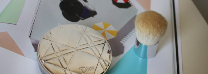 Новинка лета: Dior Diorskin Nude Tan Tie Dye Edition Blush Harmony Limited Edition With Kabuki Brush 002 Coral Sunset
