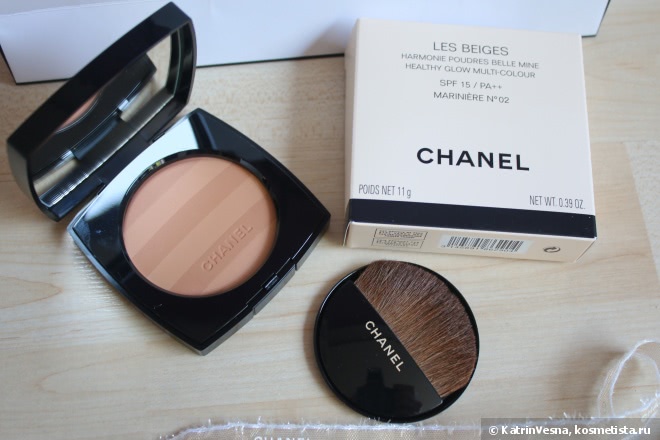 Пудра Chanel Les Beiges Healthy glow multicolour SPF 15 Mariniere 02 (новинка 2015)