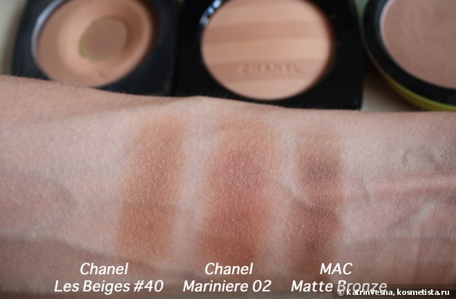 Пудра Chanel Les Beiges Healthy glow multicolour SPF 15 Mariniere 02 (новинка 2015)