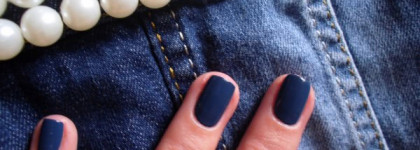Мой синий Orly Nail Lacquers Blue Suede # 40241