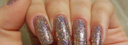 Разноцветные искры с лаком Sagitta №220