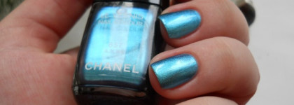 Из лета в осень: Chanel Le Vernis Nail Colour 657 Azure, 571 Fracas, 581 Cinema, 579 Paparazzi