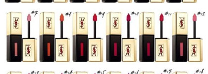 Лак на губах? Реально! YSL Rouge Pur Couture Vernis A Levres - 8 Orange De Chine