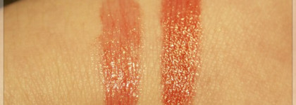 Сладкая парочка. Бальзамы для губ Revlon Colorblust Lip Butter в оттенках 096 Macaroon и 025 Peach Parfait