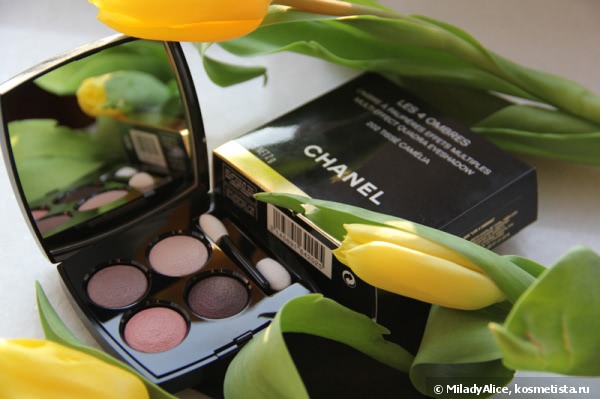 Новинка - тени для век Chanel Les 4 Ombres Multi-Effect Quadra Eyeshadow в оттенке 202 Tissé Camélia