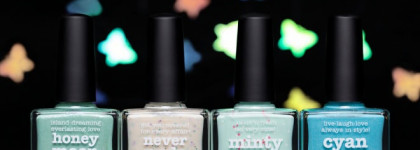 Picture pOlish  "Collaboration" - Honey Moon, Never Nude, Minty, Cyan