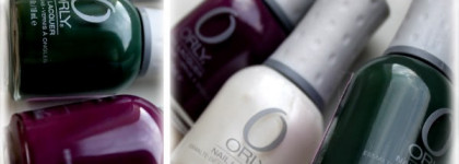 Orly Nail Lacquers - Orly Platinum, Enchanted Forest, Plum Noir