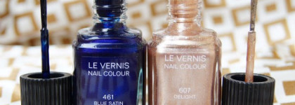 Поиграем... Chanel 461 blue satin + Chanel 607 delight