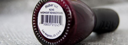 Nubar N245 midnight rendezvous + Nubar G705 silver spark