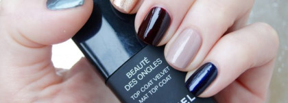 Chanel top coat velvet mat top coat