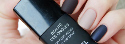 Chanel top coat velvet mat top coat