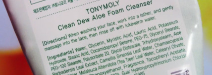 Не ожидала....пенка для умывания с экстрактом алоэ "Clean Dew Aloe Foam Cleanser" от Tonymolly