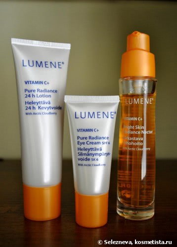 Продолжаю знакомство с Lumene. Серия Vitamin C+