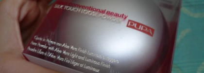 Сияющие средства Pupa Silk Touch Loose Powder № 07 и Venus Senza calze