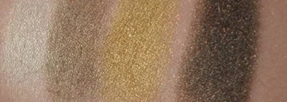 Зелень от Flormar pretty compact quartet eye shadow #P044 и Flormar quartet Eye Shadow #403