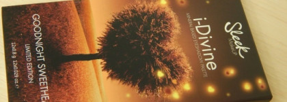 Новинка осени 2016! Sleek I-Divine Eyeshadow Palette in Goodnight Sweetheart - палетка для романтического вечера