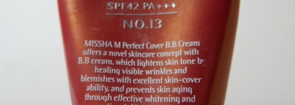 Самый знаменитый BB-крем на постсоветских просторах: Missha M Perfect Cover BB Cream  в оттенке 13 (bright beige)