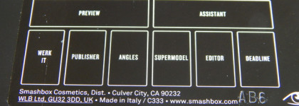 Тени Smashbox - Cover Shot Eye Palette Matte