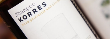 Korres Aloe & Dittany Shampoo и Korres Rice Proteins & Linden Shampoo