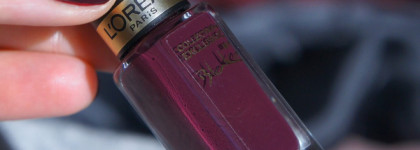 Мой любимейший околочерный сливовый - L’Oréal Paris Color Riche Collection Exclusive Nail Polish в оттенке Blake's Pure Red