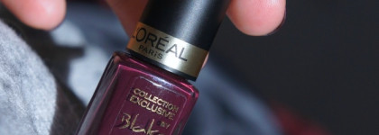 Мой любимейший околочерный сливовый - L’Oréal Paris Color Riche Collection Exclusive Nail Polish в оттенке Blake's Pure Red