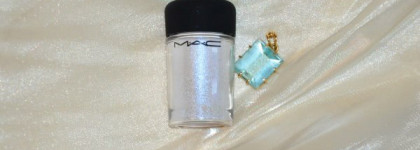 MAC – 3 мерцающих пигмента и коралловый блеск для губ