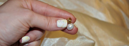 Эксперимент «Радуга над облаками» с  Orly Dayglow и China Glaze Snow Globe