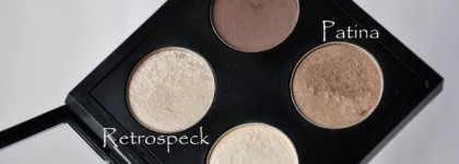 Шоколадно-ванильная палетка MAC Custom Eye Palette: Nylon, Retrospeck, Patina и Mystery