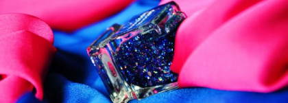 Двойной маникюр с "сапфировыми" лаками из новой лимитированной коллекции Deborah Lippmann Jewelry Heist Fall 2013 #Rolling In The Deep #Va Va Woom