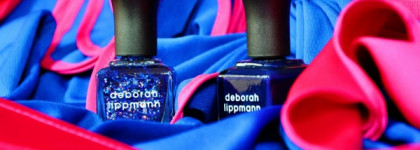 Двойной маникюр с "сапфировыми" лаками из новой лимитированной коллекции Deborah Lippmann Jewelry Heist Fall 2013 #Rolling In The Deep #Va Va Woom