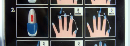 Небесный градиент с Pupa Nail Art Mania Degrade 001