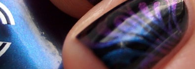 Маникюр-хамелеон. Dance Boggs Legend 091 + Konad