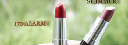 Красавица и "чудовище". Парочка помад от  Rimmel - 170 Alarm и 066 Heather Shimmer