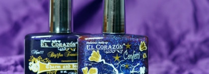 El Corazon Nail Polish "Charm and Beauty" №896, El Corazon Nail Polish "Confetti" №529а