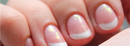 Слюда Inglot #202 - искорки на ноготках