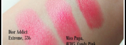 Lipstick rossetto rouge a levres (Ultra Shiny Lipstick) 50'S Dream Miss Pupa  в лимитированном оттенке № 305 - Candy Pink