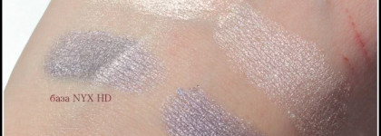 Кремовые тени L'oreal Color Infaillible: 015 Flashback Silver и 002 Hourglass Beige