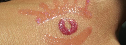 Love me pink 09 и purple red 07 - два здоровских блеска от Sephora shimmery Ultra brillance