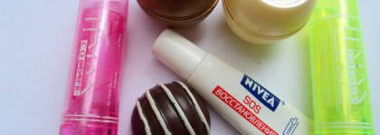 Обзор моих бальзамов для губ