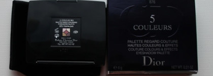 Dior Trafalgar (876) 5 Couleurs Couture colors&efects eyeshadow palette. Палитра теней для макияжа глаз "Оттенки и образы высокой моды", 876 Трафальгар