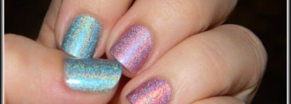 Все цвета радуги и даже больше! Pupa Holographic Nail Polish # 033 и # 036