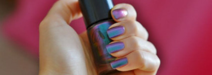 Лаки Aurelia Тон 405 "Суровая тучa" и Тон 101 "Искрящееся серебро"