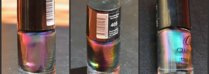 Лаки Aurelia Тон 405 "Суровая тучa" и Тон 101 "Искрящееся серебро"