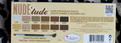 Тени для век The Balm Nude 'tude Nude Eyeshadow Palette