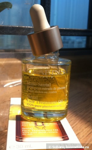 Мое любимое маслице для лица Clarins Santal Face Treatment Oil для сухой или красноватой кожи