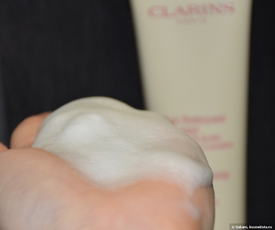 Clarins gentle foaming cleanser для сухой и чувствительной кожи