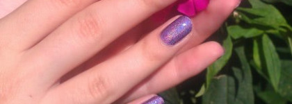 Радуга на ногтях