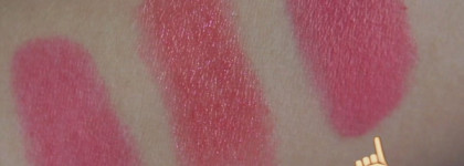 Первый опыт с розовым цветом: Essence longlasting lipstick #10 cotton candy и Essence silky touch blush #60 life`s a cherry