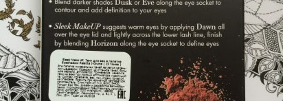 Оттенки заката в палетке Sleek MakeUP I-Divine Eyeshadow Palette 568 Sunset